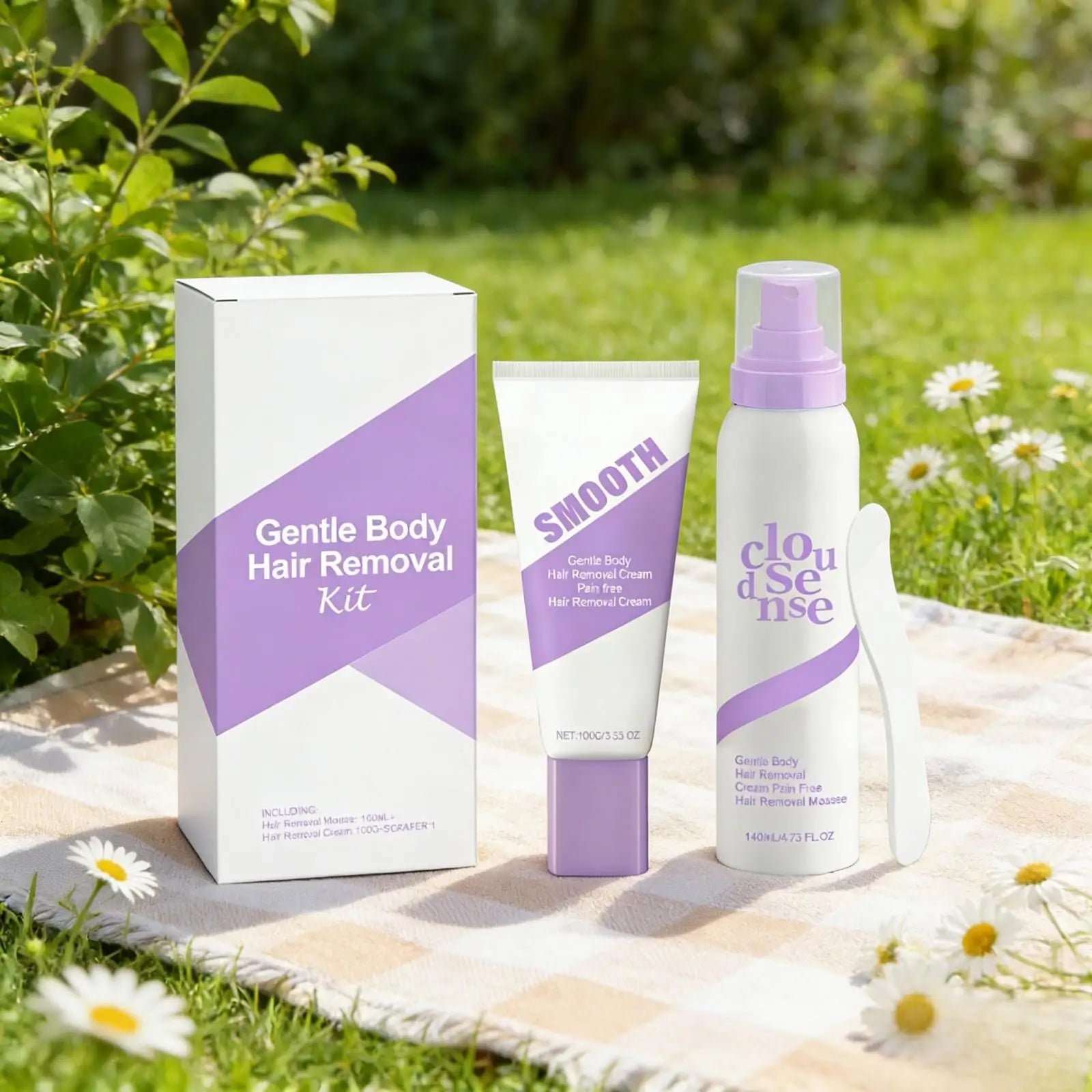 Body Hair Removal Cream Intimate Areas Women Shea Butter Smooth Skin Care Aloe Pain Free Moisturizing Hair Removal Mousse Spray
