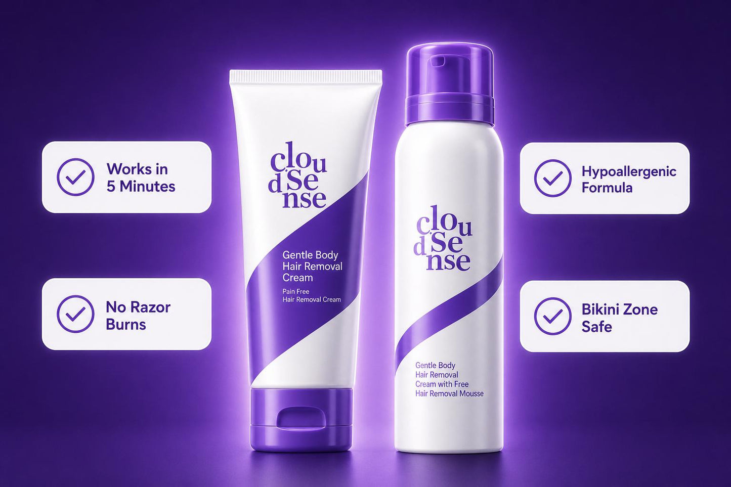 Pain-Free Bikini Hair Removal Creme
