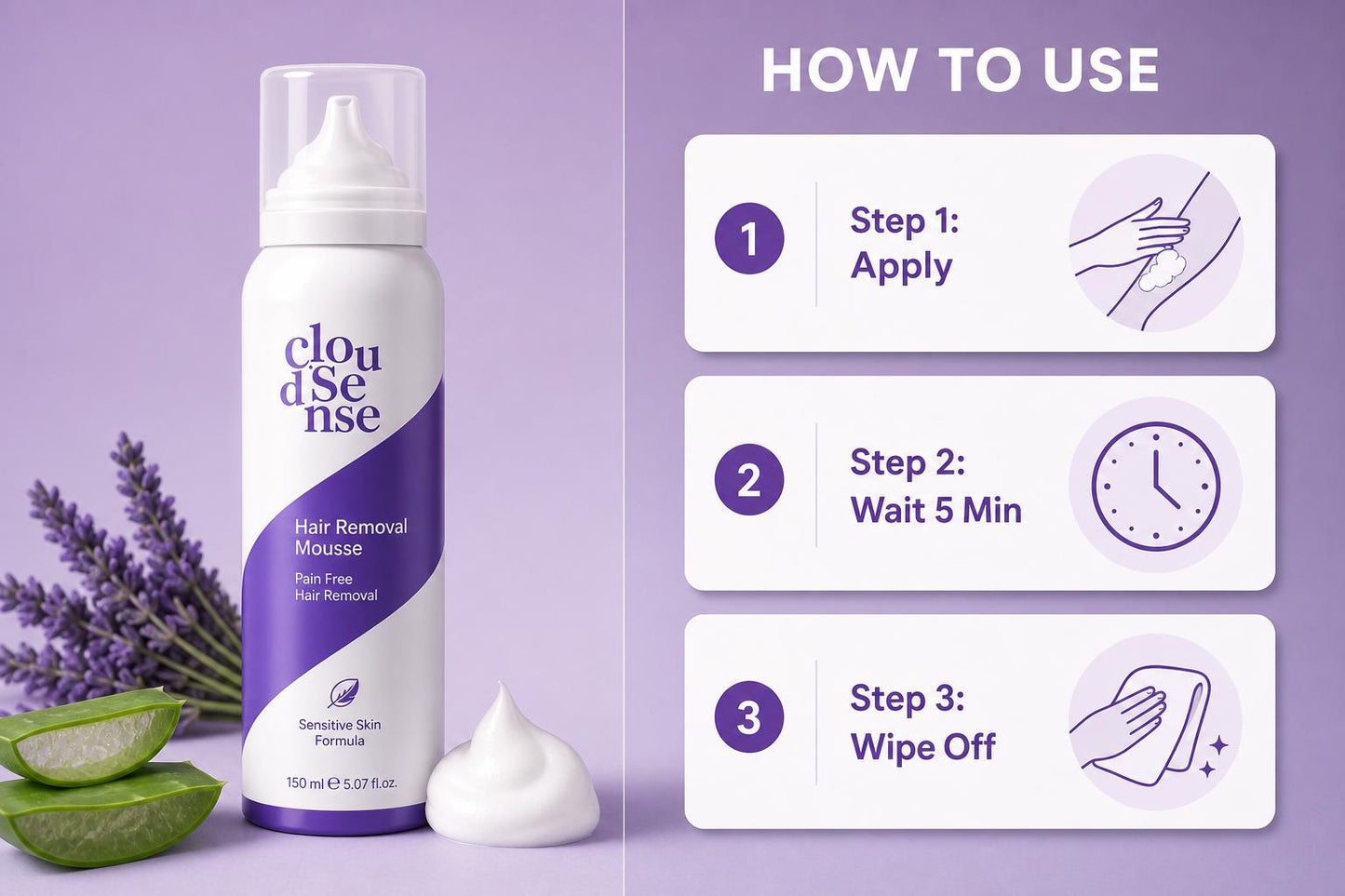 Pain-Free Bikini Hair Removal Creme
