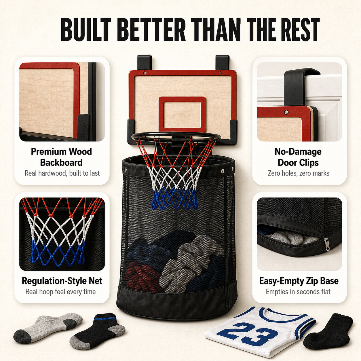 Frameo SlamDunk Hamper